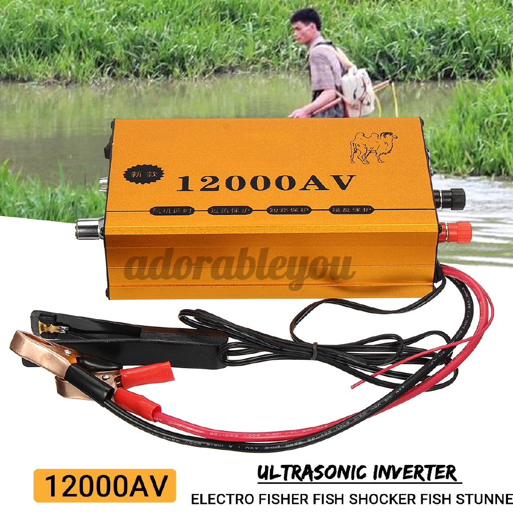 Electro Fishing Fisher Shocker Fish Stunner Machine Ultrasonic Inverter