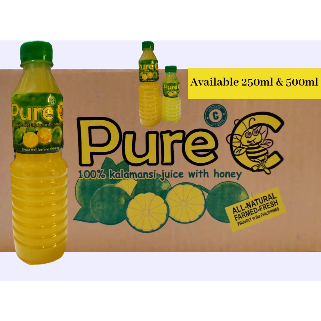 Pure C 100 Natural Kalamansi Juice Refreshing Drinks Vitamin C