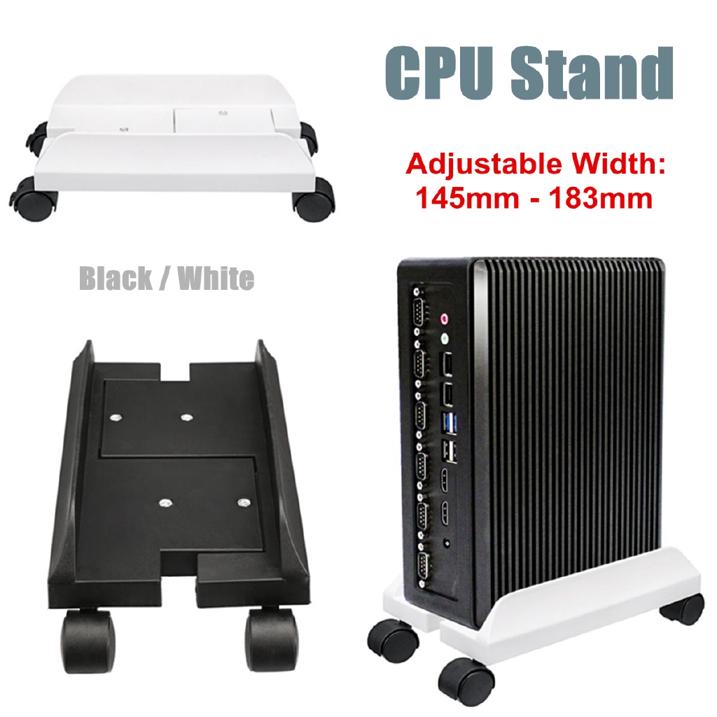 2 Colors PC Desktop CPU Stand Holder Computer Tower Case Shopee