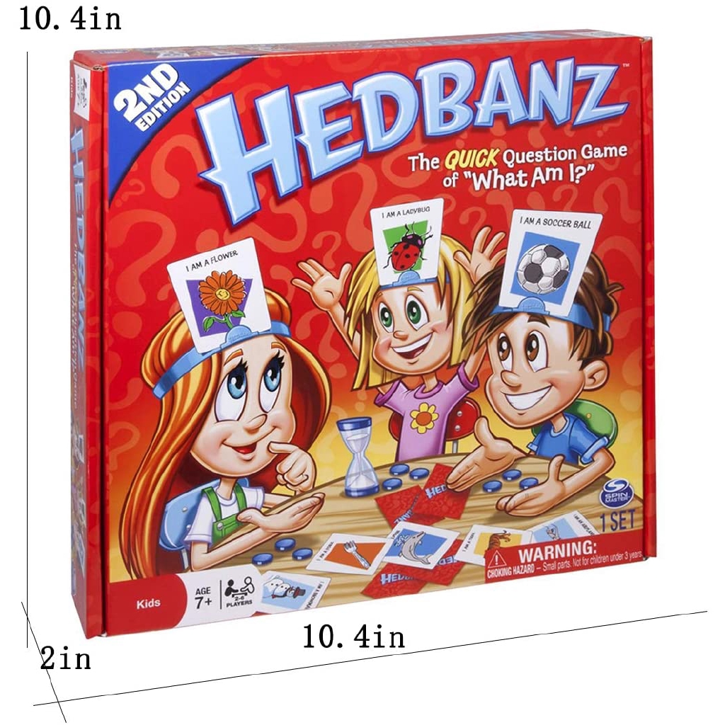 Hedbanz Card Board Game Party Family Friends Guessing Headbanz Word