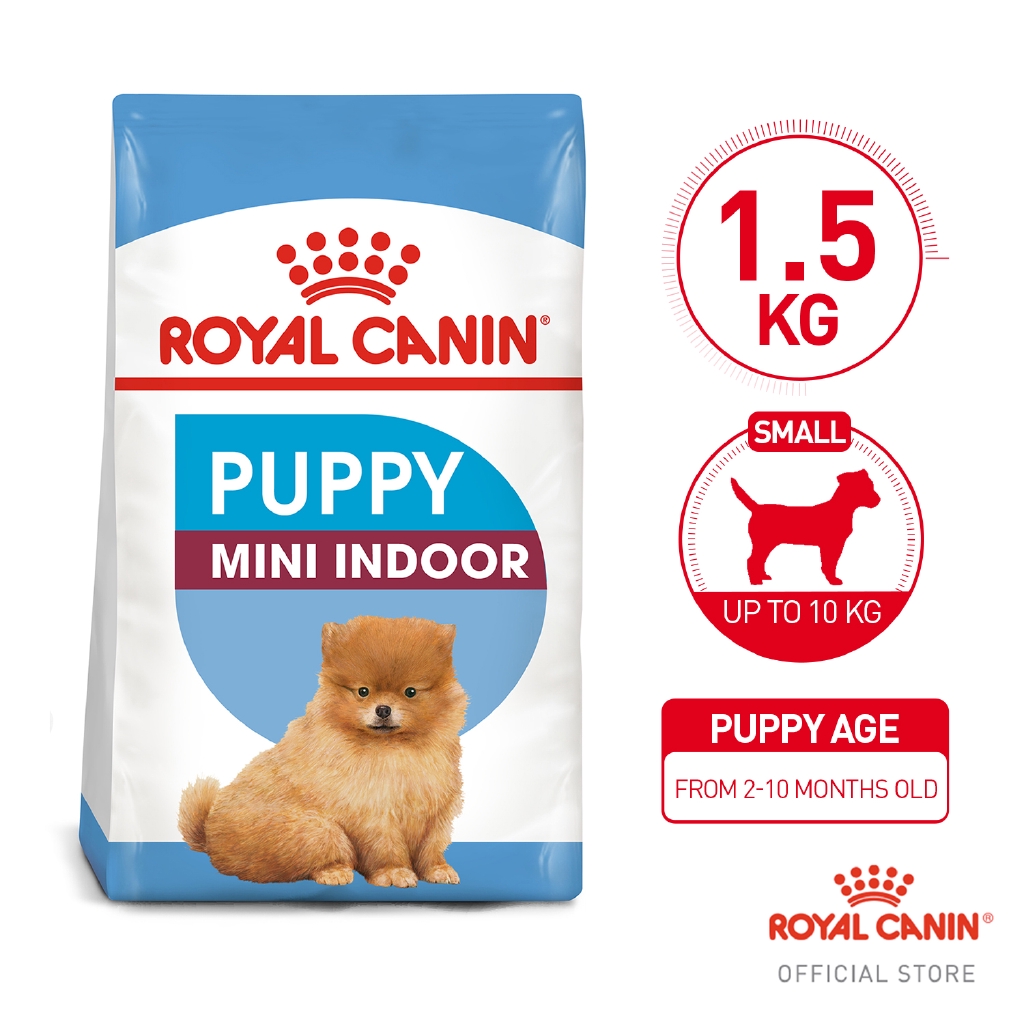 Royal Canin Mini Indoor Puppy 1.5kg Size Health Nutrition Shopee