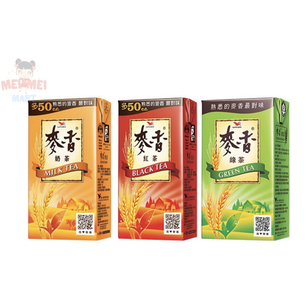TAIWAN UniPresident Black Green Milk Tea Drink 300ml Shopee Philippines