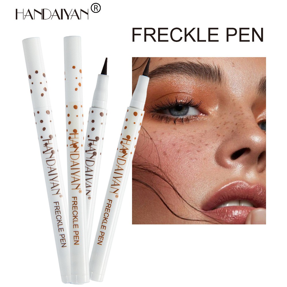 HANDAIYAN atural Lifelike Freckle Pen Soft Brown Freckle Pen Makeup