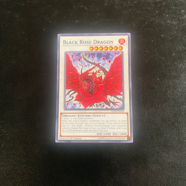 YuGiOh Black Rose Dragon (TCG) Shopee Philippines