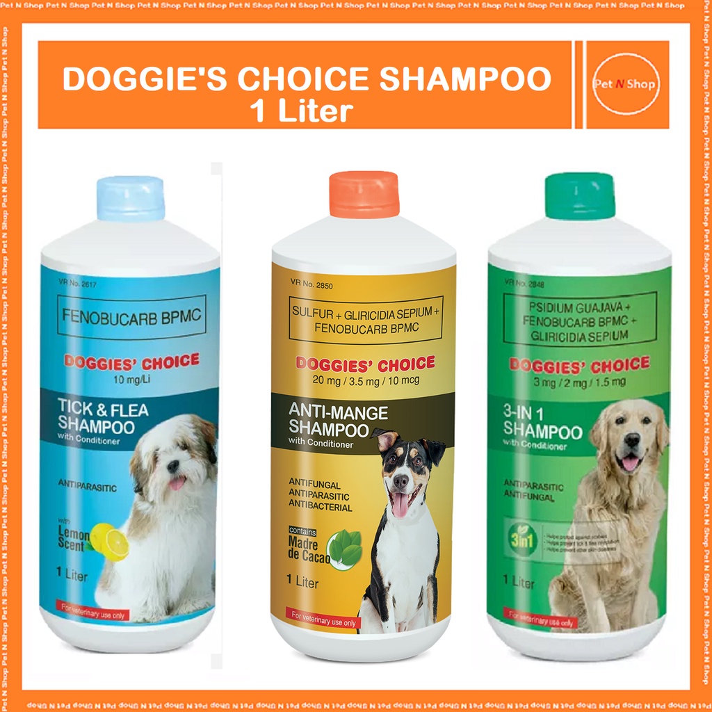 1L Doggies Choice Shampoo Doggie's Choice Shampoo Shopee Philippines