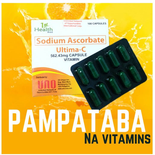 Vitamins Pampagana Kumain At Pampataba For Adults sakahala