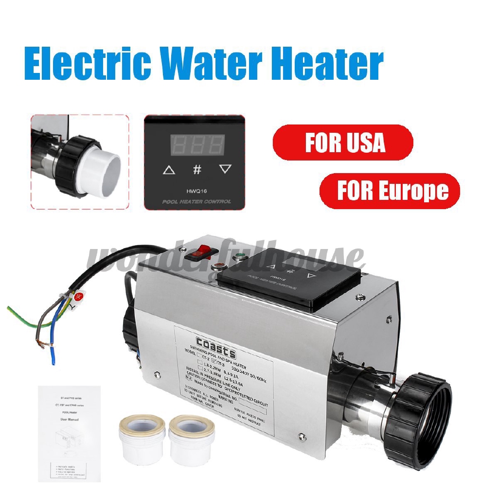 Electric Water Heater Thermostat for Swimming Pool SPA Hot Tub European