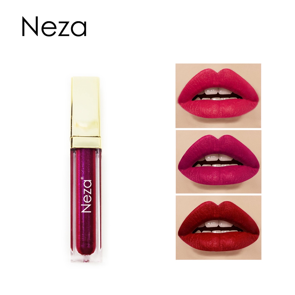Neza Matte Lipstick Waterproof 24 Hours Long Lasting Velvet Lip Glaze
