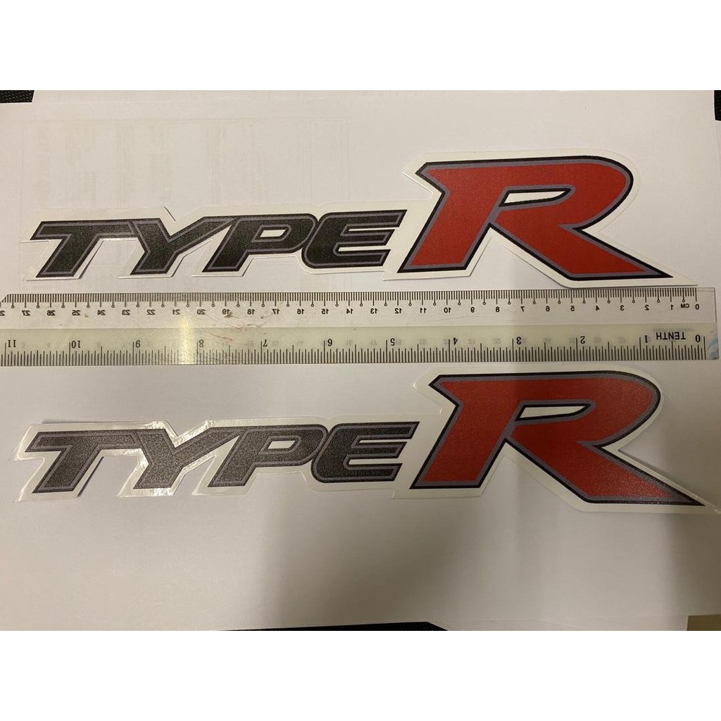 Door Sticker Honda Civic FD Type R typeR Left Right Civic FD Honda