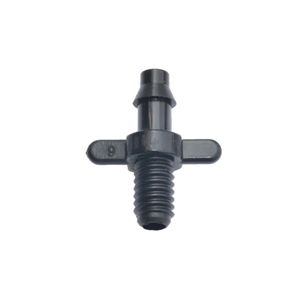 50Pcs 4/7 mm Threaded connector 1/4"irrigation connector barbed joint