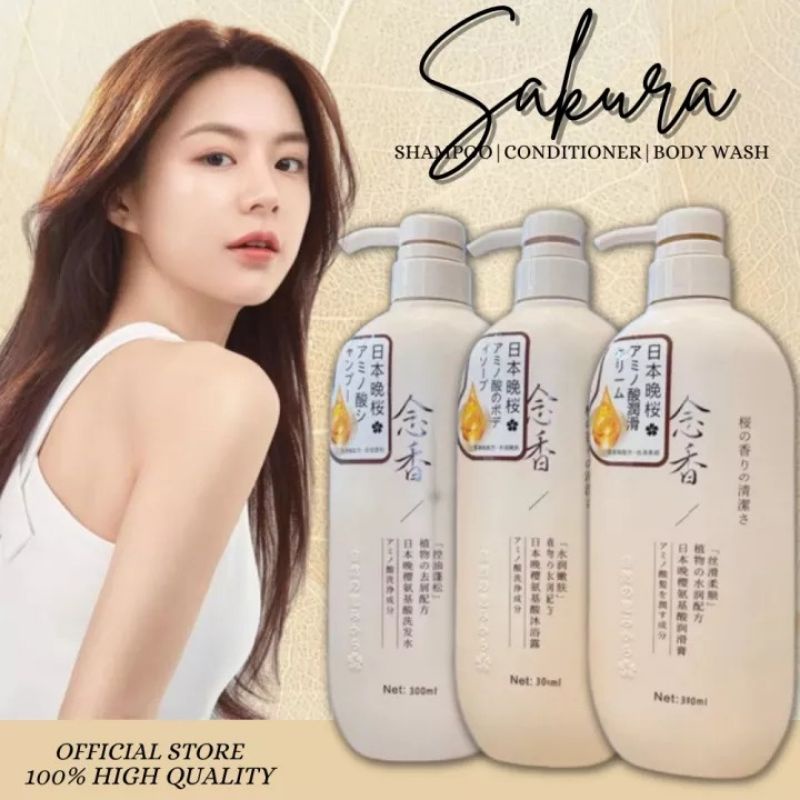 Sakura Shampoo Japanes Sakura Japanese Shampoo Conditioner Original Set