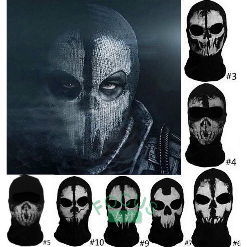 Ghost Masks Skull Balaclava Costume Outdoor CS Hunting Cycling Full