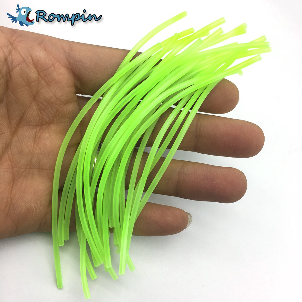 20 Pcs. Fly Tying Riging Tube Pvc Lumo Tubblings Fishing Material