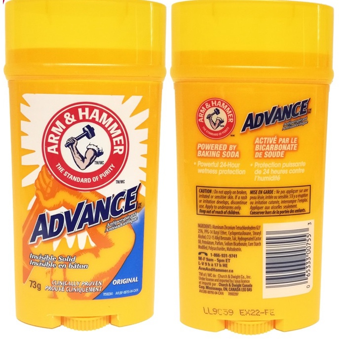 Arm and Hammer Deodorant Advance Original 73g Shopee Philippines