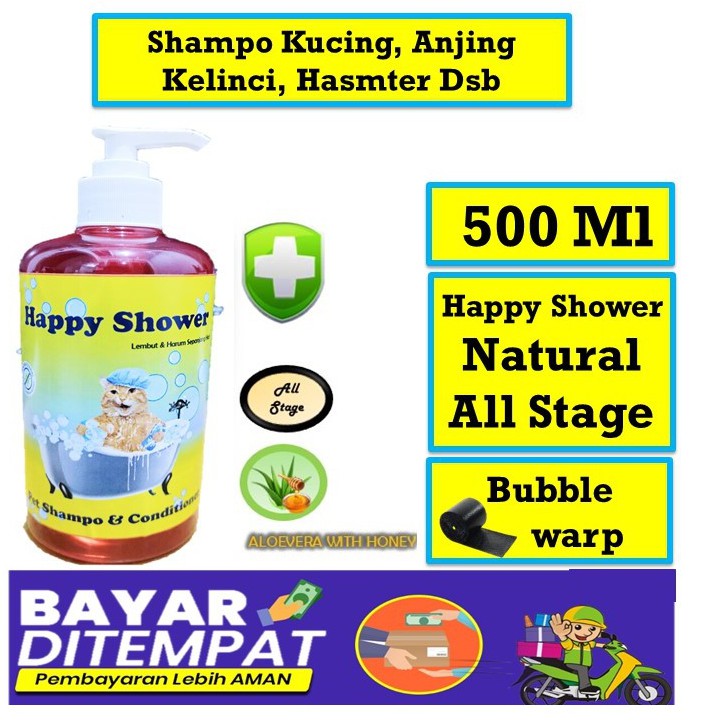 Cat And Dog Shampoo 500 ML HAPPY SHOWER Plus Shopee Philippines