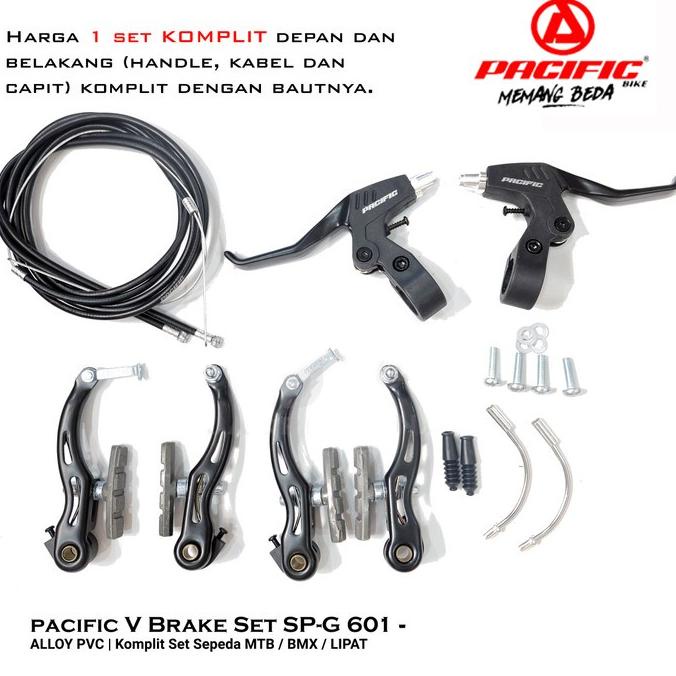 V BRAKE SET PACIFIC Complite V BRAKE Alloy Pvc Folding Bike, BMX, MTB