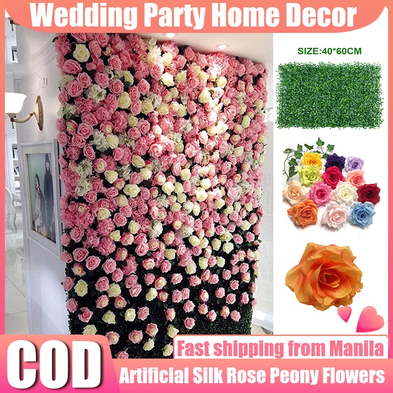50Pcs Artificial Silk Flower Buds Bouquet Party Wall Decor Home