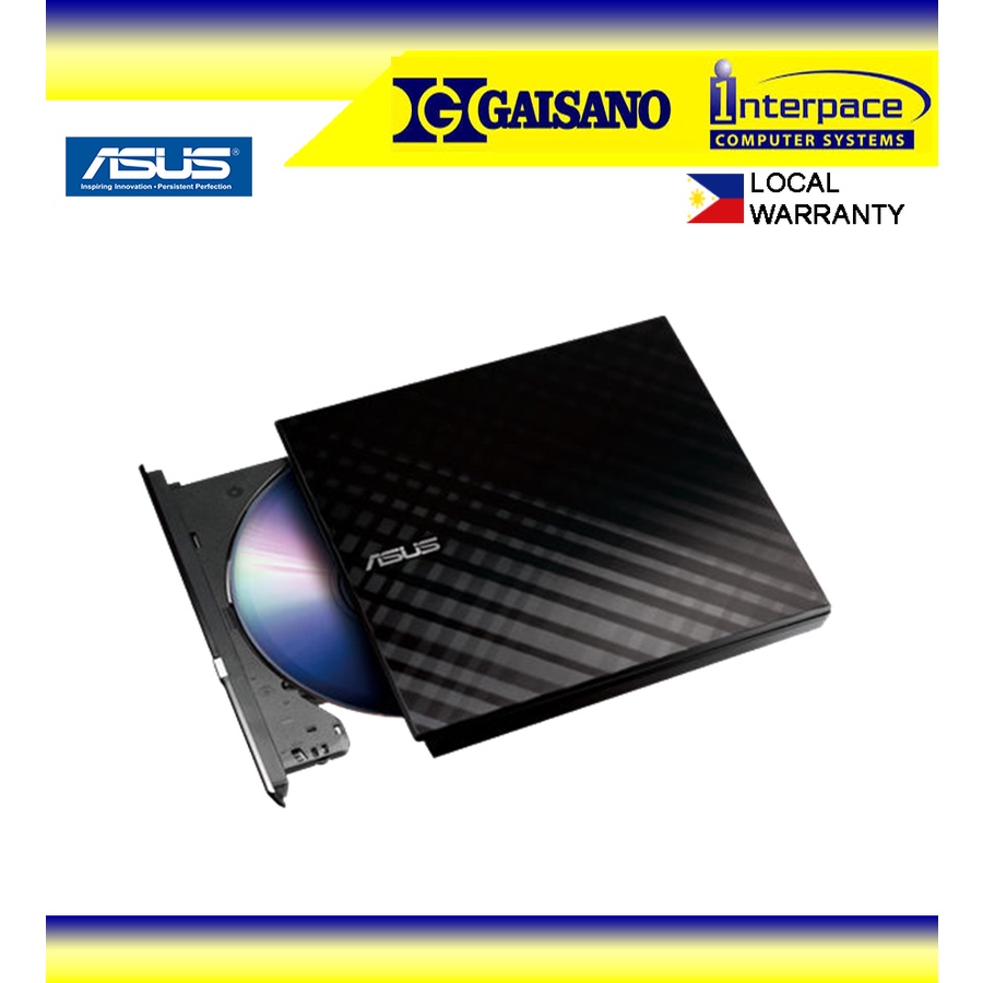 Asus External DVD Writer 8X Slim SDRW08D2SU Shopee Philippines