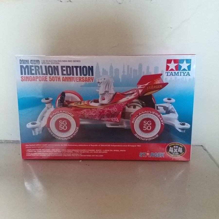 Tamiya Mini 4WD Merlion Edition Singapore 50th Anniversary STARGEK