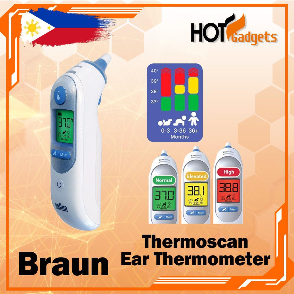 Braun Thermoscan 7 IRT6520 Ear Thermometer Shopee Philippines