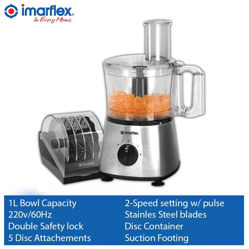 Imarflex Multipurpose Electric Food Processor IFP500S Shopee