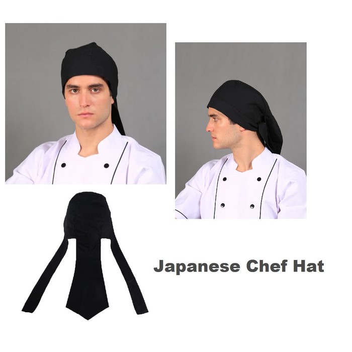 Japanese Style Sushi Chef Hat / JapaneseStyle Chef Hat Shopee