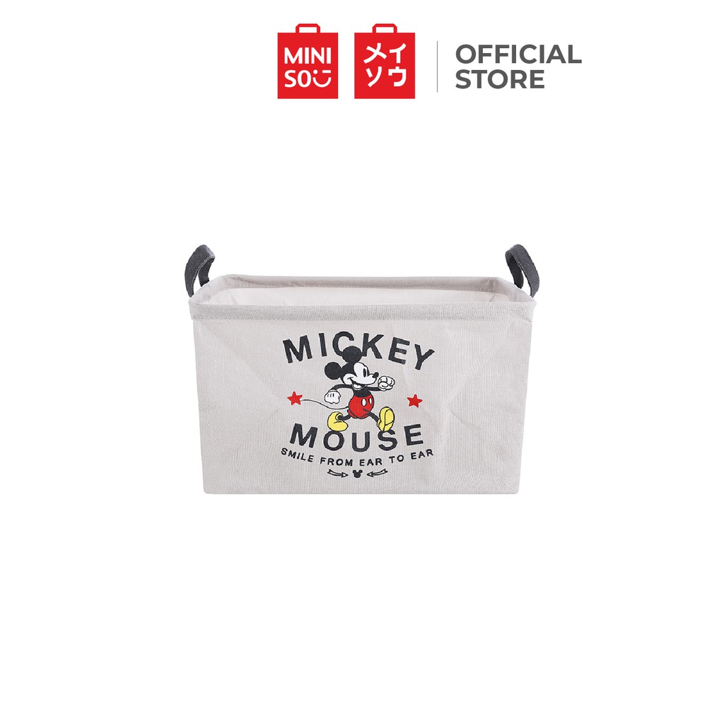 MINISO Mickey Mouse Collection Storage Basket Laundry Bag Clothes