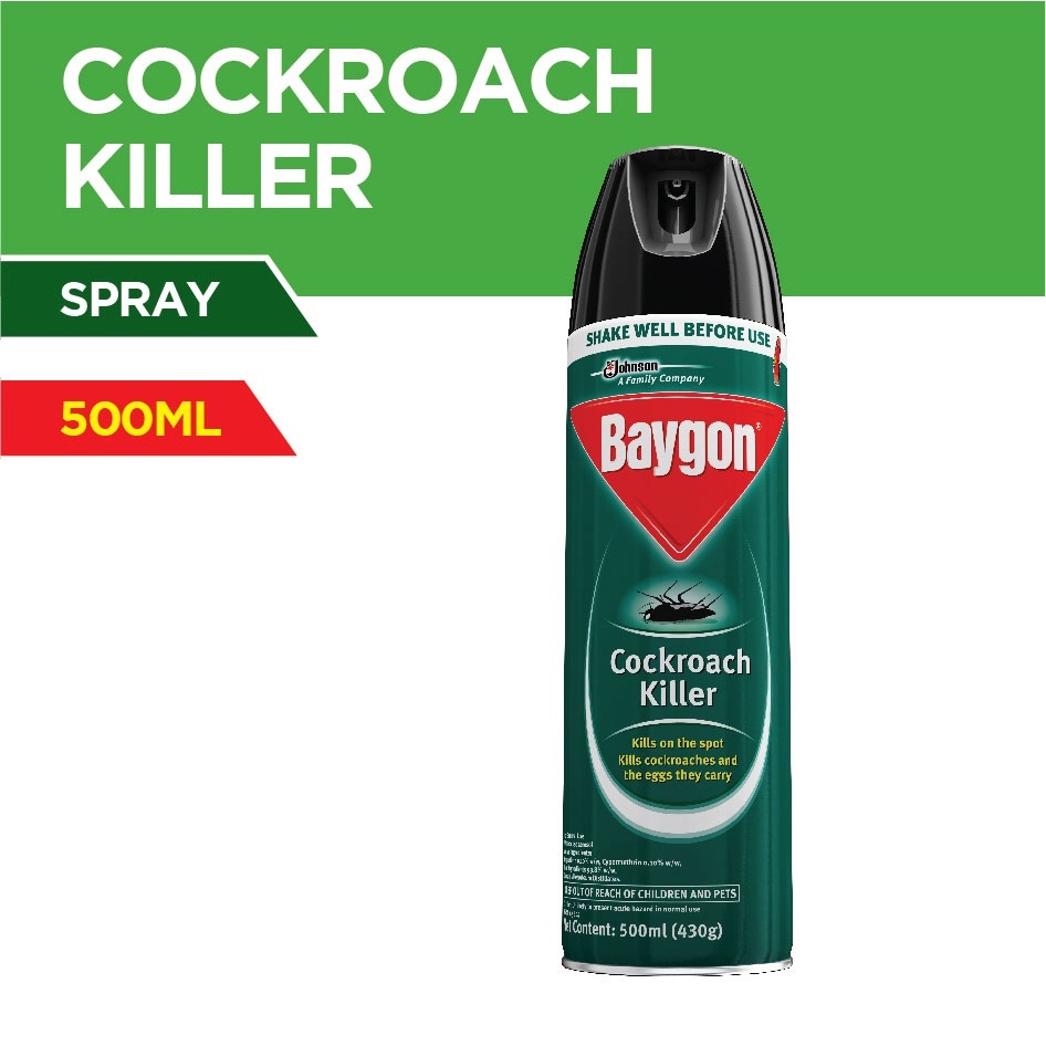 Baygon Cockroach Killer Aerosol 500ml ISsD Shopee Philippines