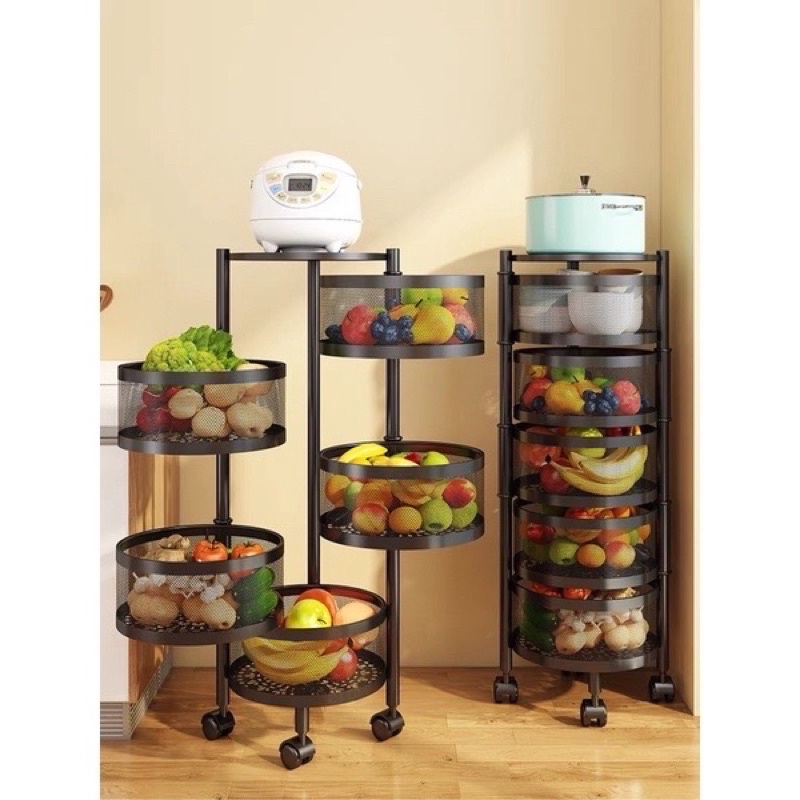 Shelves, rotating shelves Shelves with wheels There are 3 shelves, 4