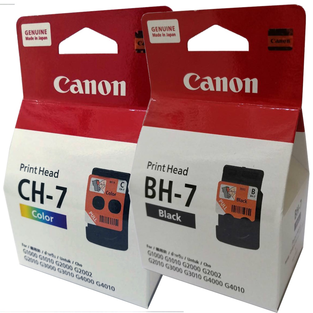 Canon Printer Head BH7 Black and CH7 Color (G1000,G1010,G2000,G2002