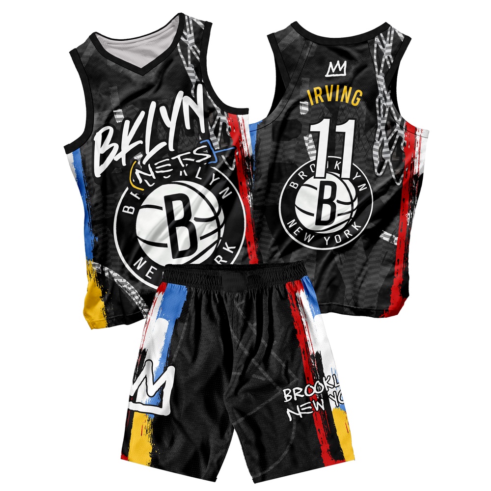 BROOKLYN NETS nba jersey free customize name and number only full