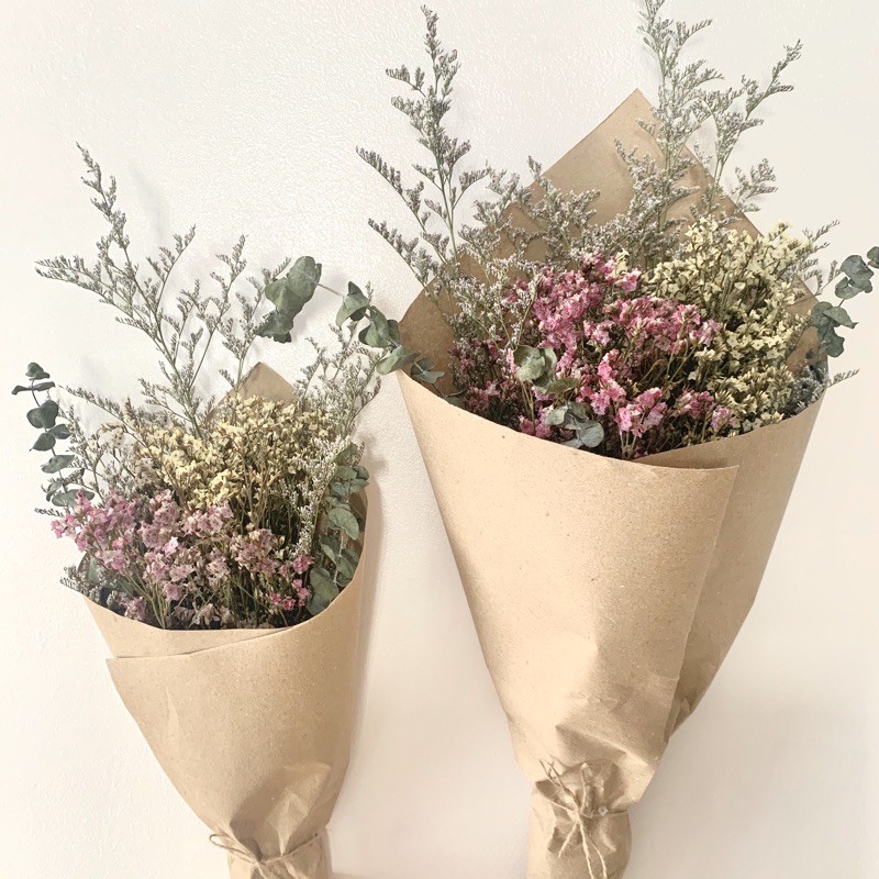Naturally Dried Flower Misty Bouquet Shopee Philippines