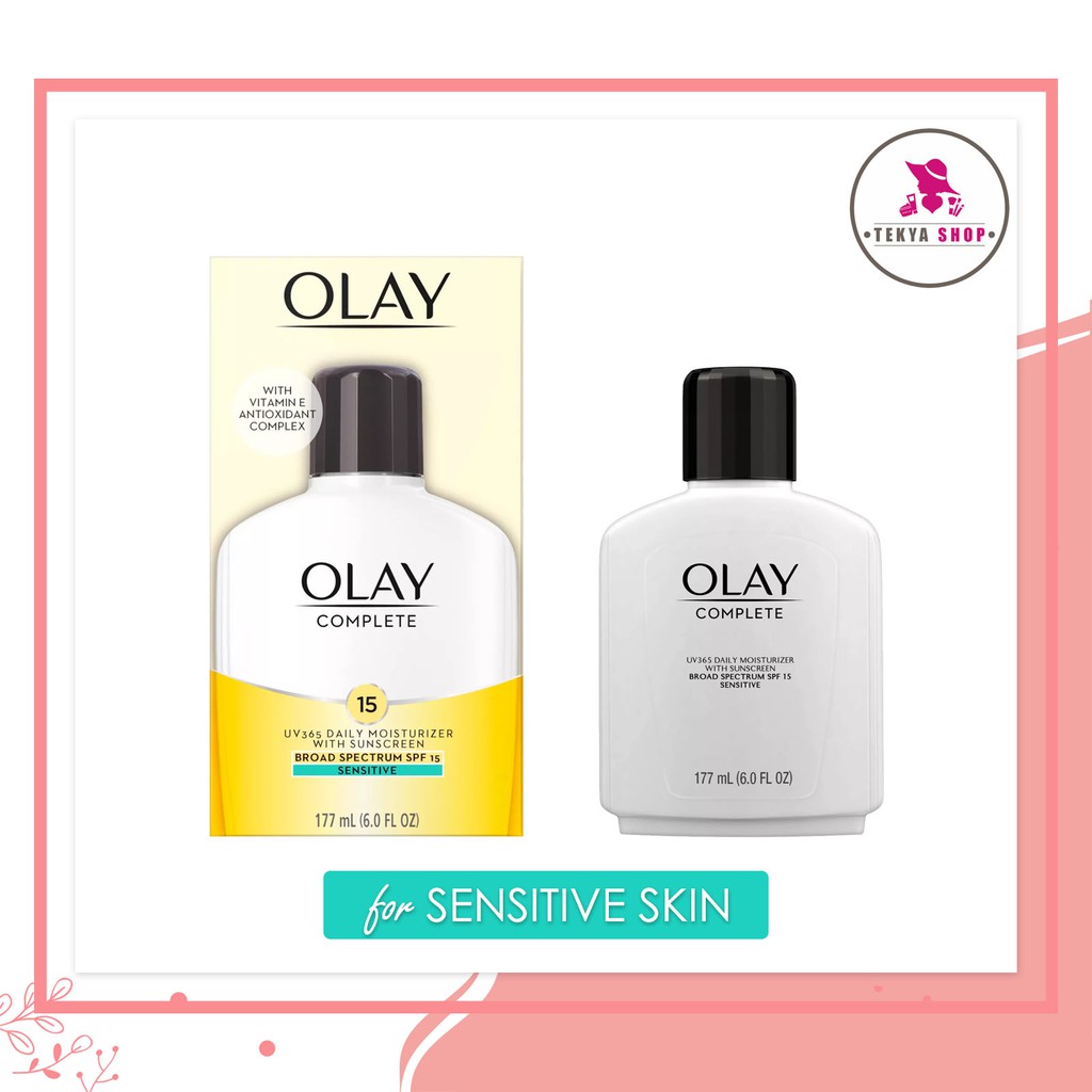 Olay Complete Lotion Moisturizer for Sensitive Skin SPF 15, 118 & 177