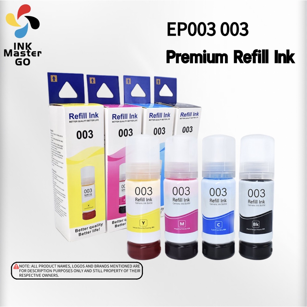 Epson 003 Refill Ink Compatible For Epson L3110 L3118 L3119 L3150 Series Shopee Philippines