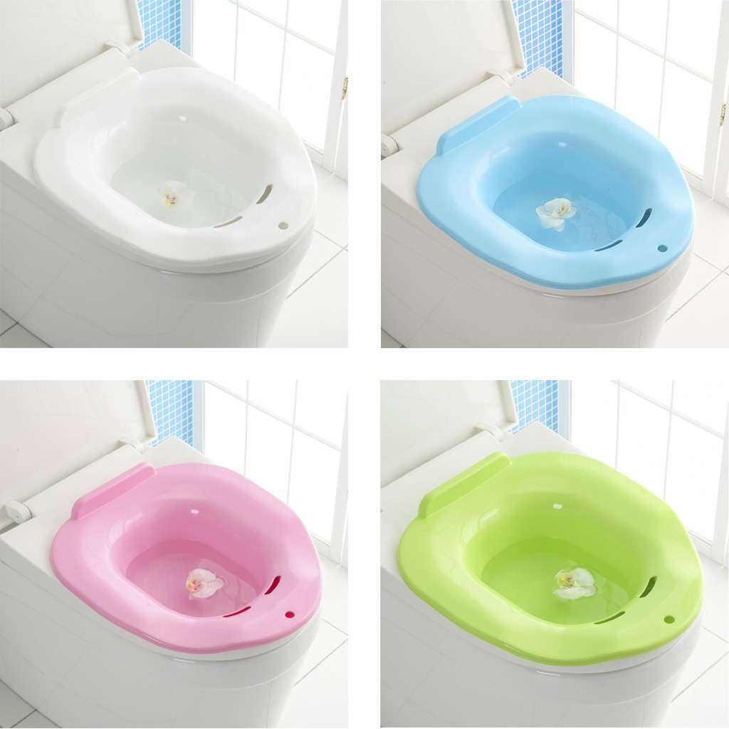Hip Bath Tub Sitz Bath for Toilet Maternity Hemorrhoid Avoid Squatting