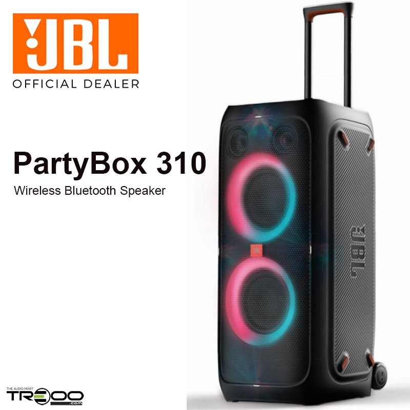 JBL PartyBox 310 Wireless Bluetooth Portable Trolley Speake0 Shopee