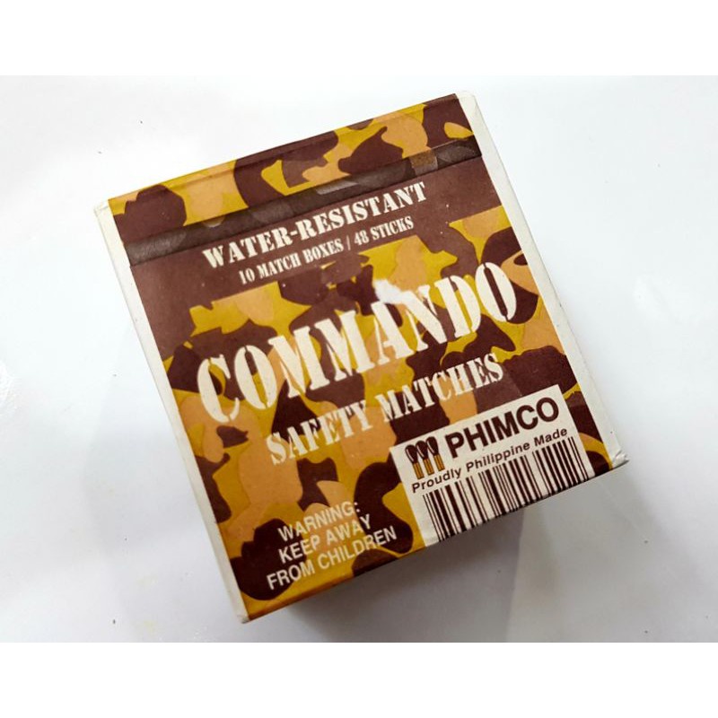 Commando POSPORO Safety Matches 10 Boxes per Pack Shopee Philippines