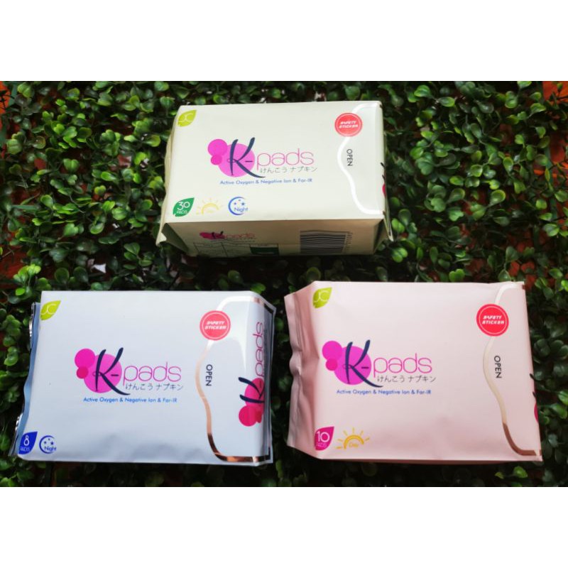 Limited Offer Sale Authentic KPads Negative Ion (Napkin and Pantyliner