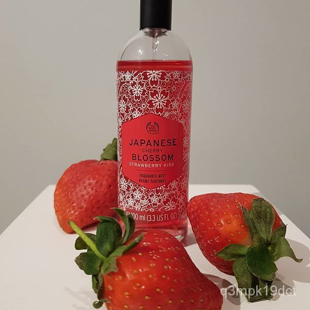 The Body Shop Japanese Cherry Blossom Strawberry Kiss Mist Shopee