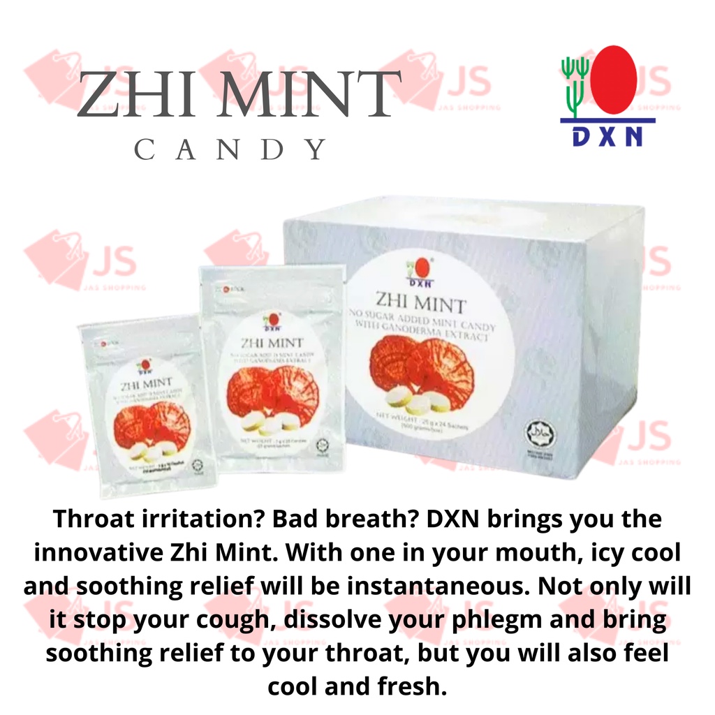 DXN Zhi Mint Candy 25g per Pack Shopee Philippines