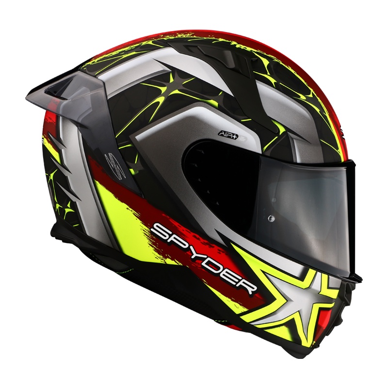 Spyder FullFace Dual Visor Helmet FURY GD S4 (FREE CLEAR VISOR