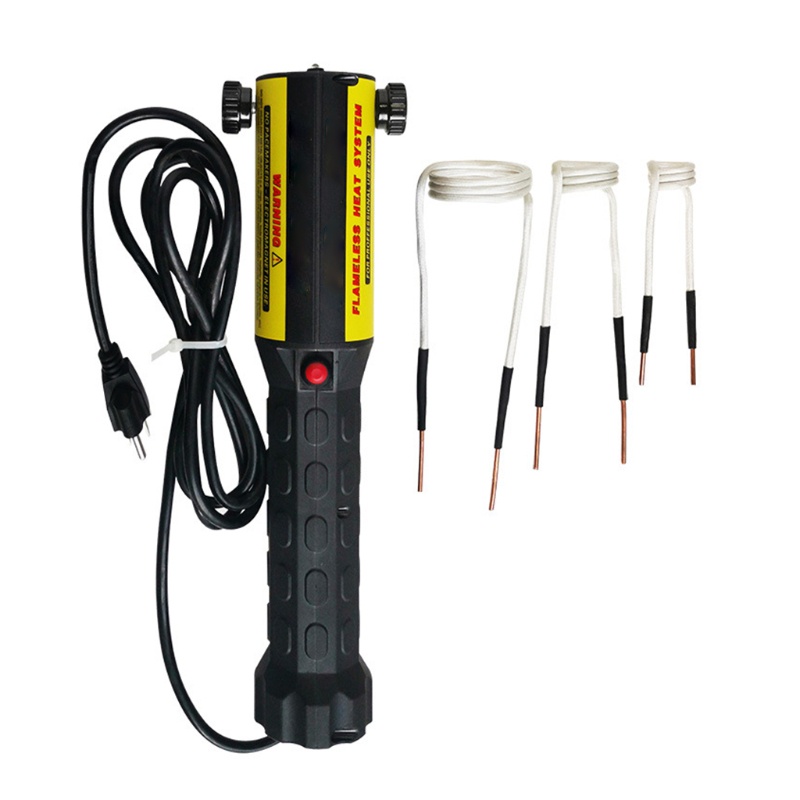 Induction Heater Kit Flameless Car Repair Instrument 3 Coils