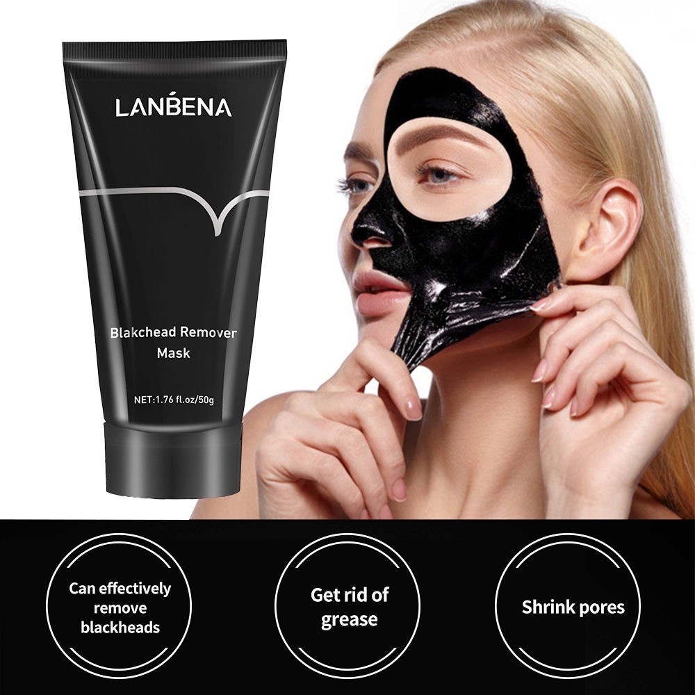 DW LANBENA Blackhead Remover Face Mask PeelOff Acne Treatment Powerful