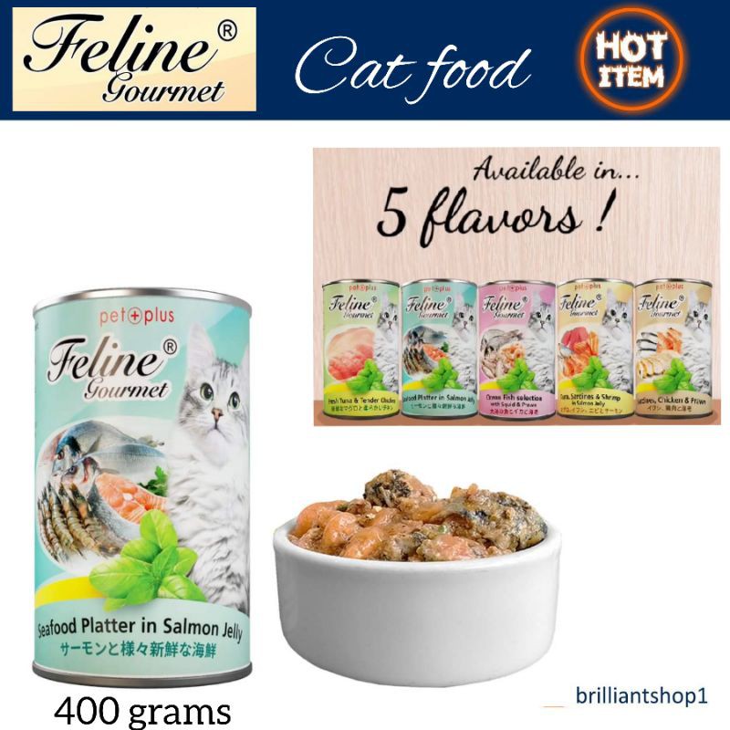 FELINE GOURMET / NATURLIFE WET CAT FOOD 400 grams Shopee Philippines