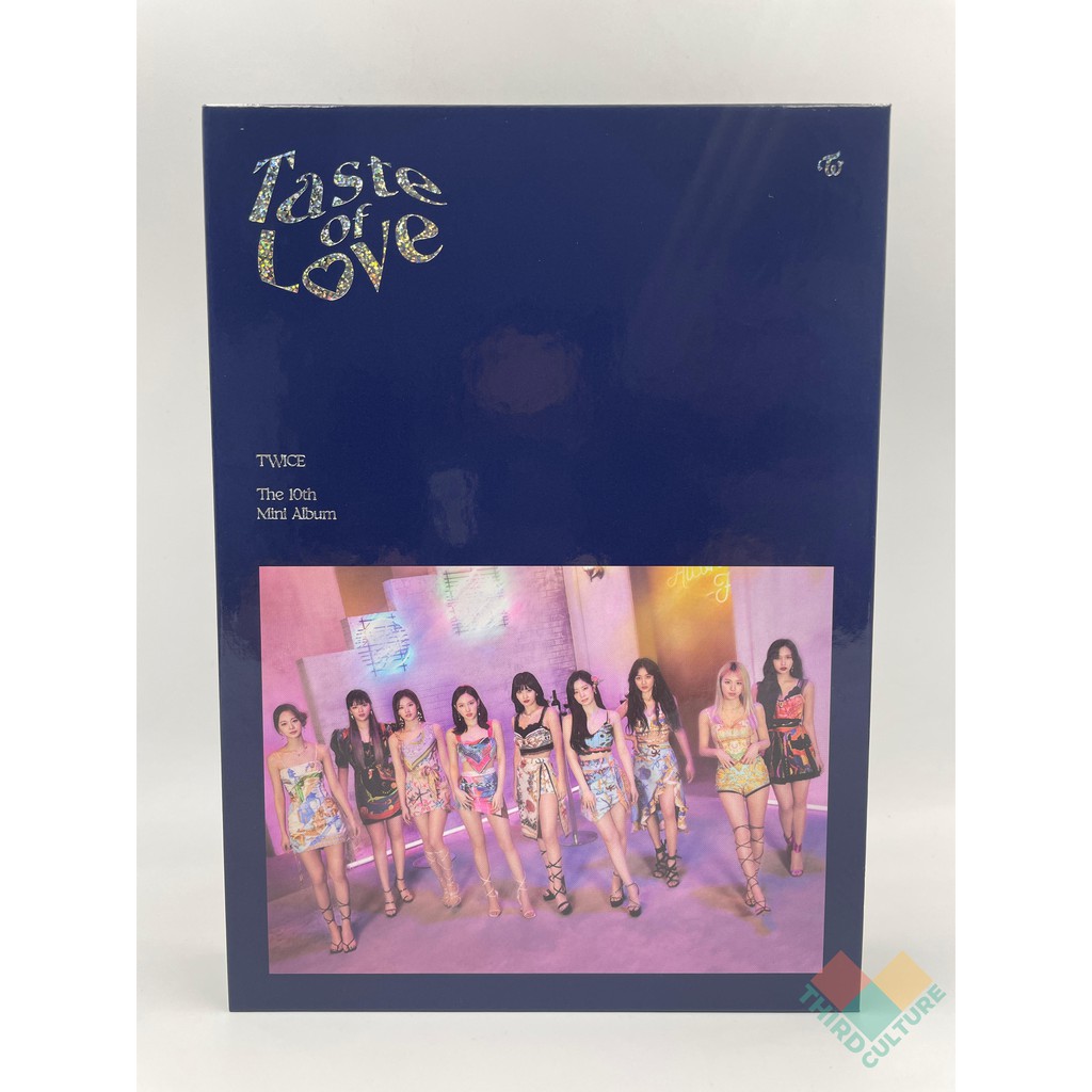 TWICE Official Taste of Love Album (Unsealed) + Coaster Card Fallen