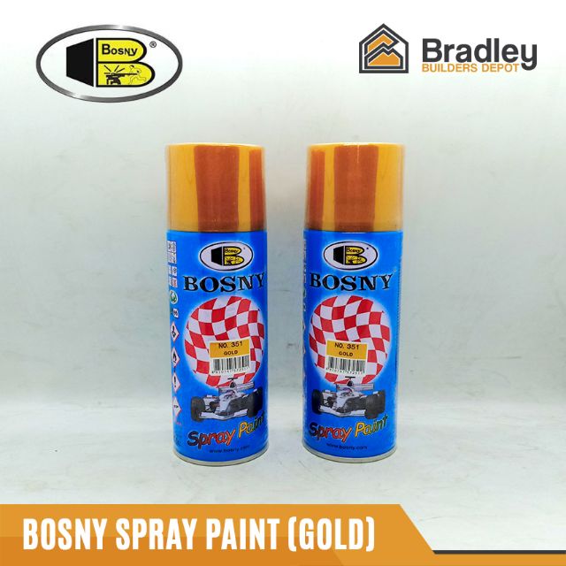 Bosny Acrylic Spray Paint Gold Shopee Philippines