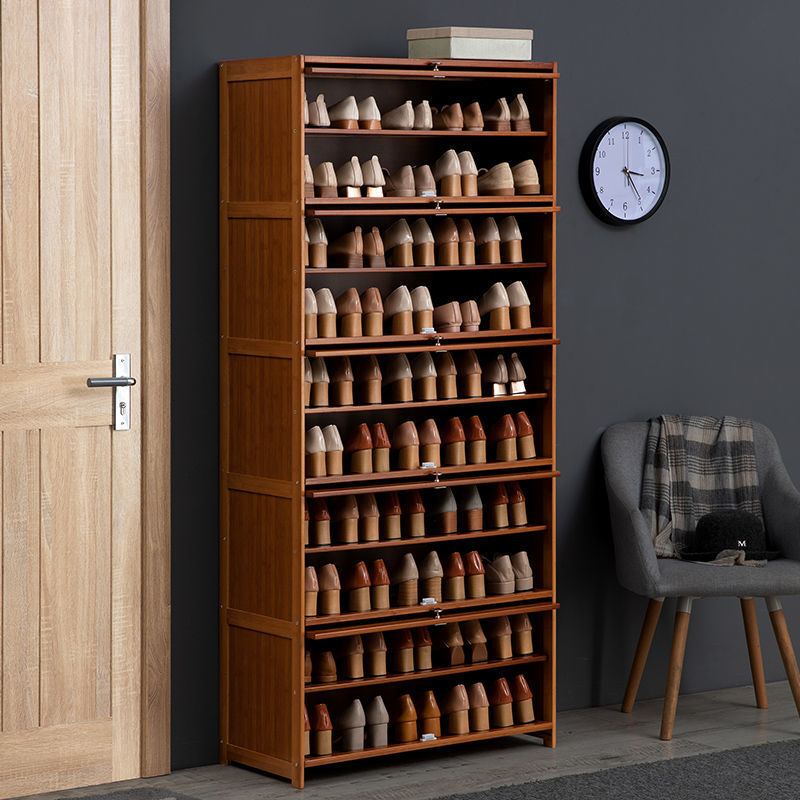 Shoe special clearance shoe shelf dustproof home door, simple