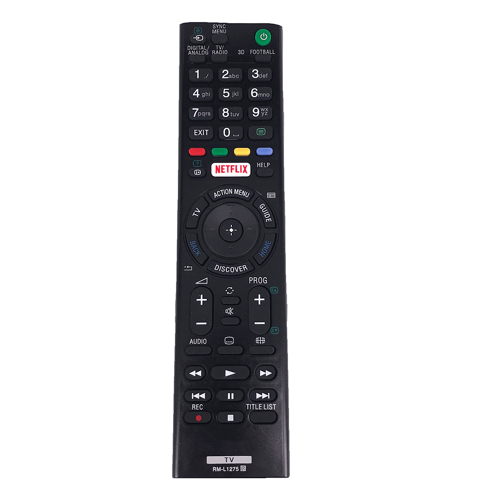 Sony Netflix SMART TV Remote Control RML1275 Universal Most Bravia TV
