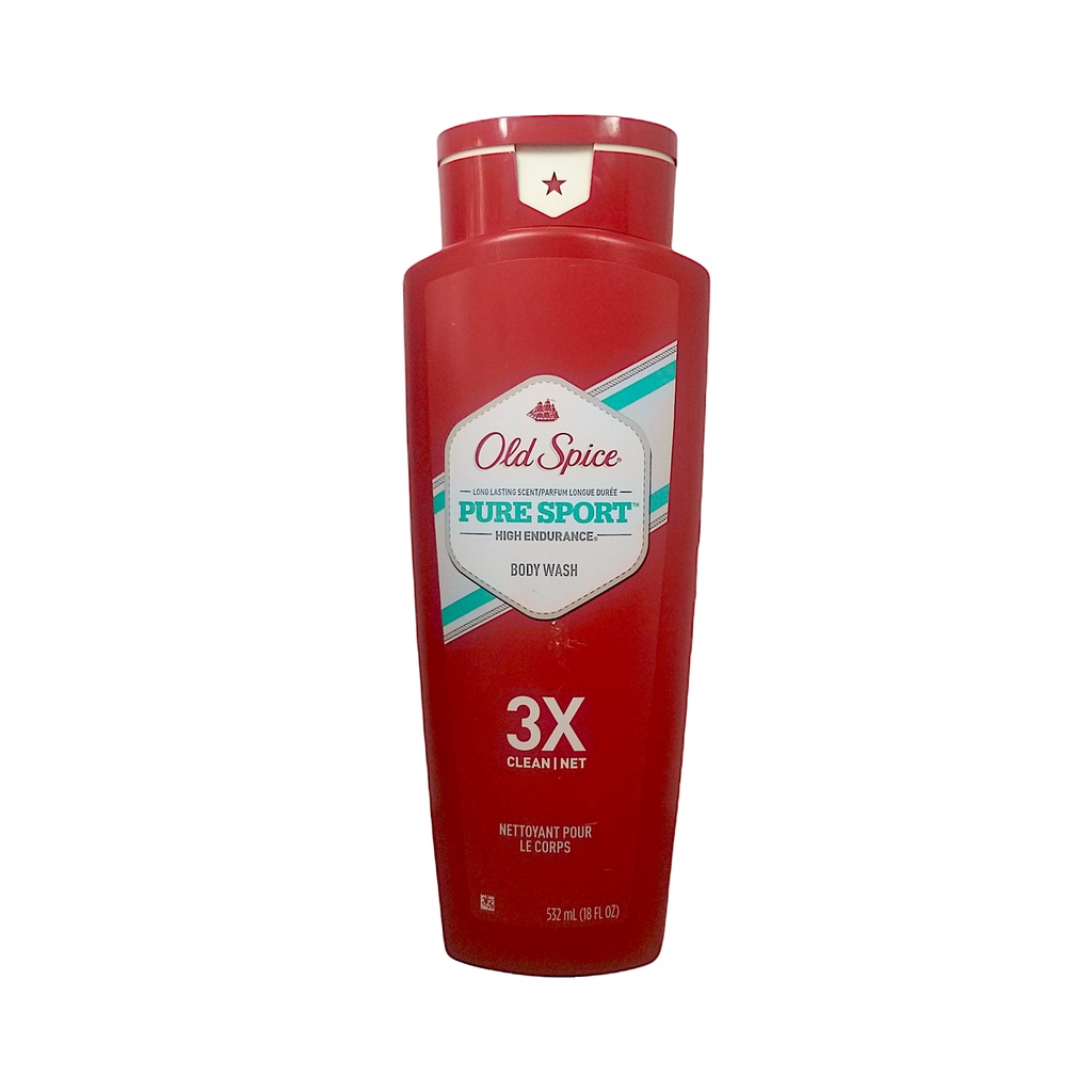 Old Spice High Endurance Pure Sport Scent Men's Body Wash 532ml (From
