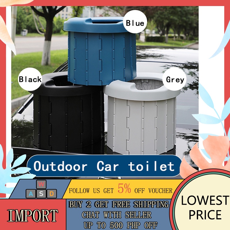 Multifunctional Folding toilet portable car toilet mobile car travel